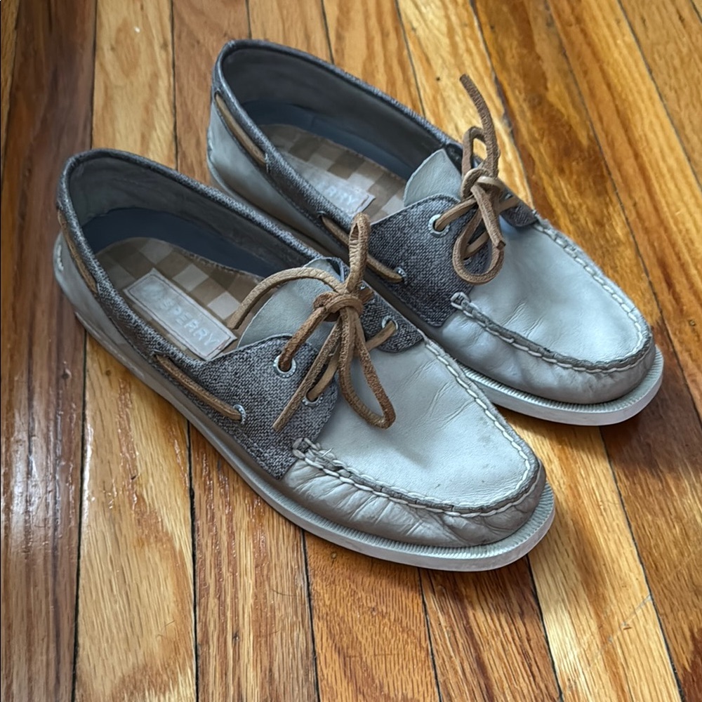 Women’s Sperry Two-Tone Gray Boat Shoes